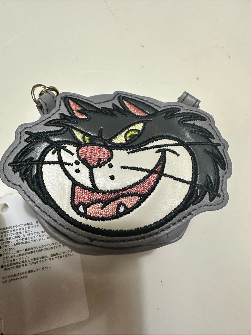 Tokyo Disney Cinderella’s  Cat Lucifer Face Coin Pouch – with hidden tote